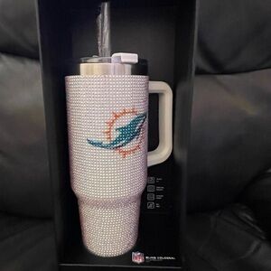 Miami Dolphins NFL Bling Colossal Tumbler 46oz